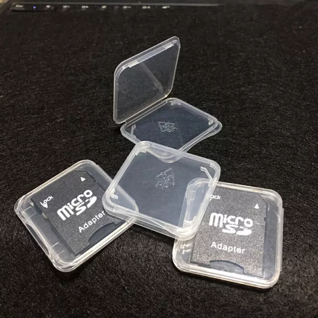 10pcs Memory Card Case Box Protective Case for SDHC MMC XD CF Card.W_