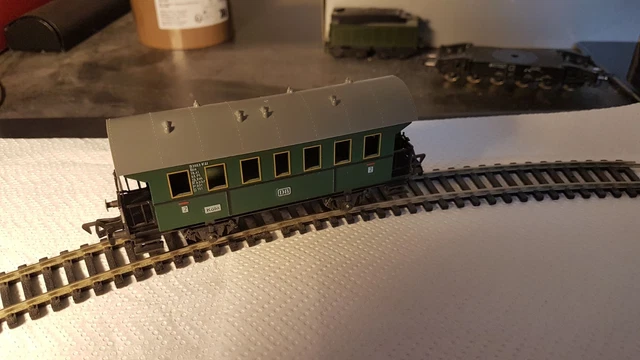 Fleischmann H0 - 5092/-94 - Wagon de train miniature (4) - Voitures coupés à 3 essieux avec