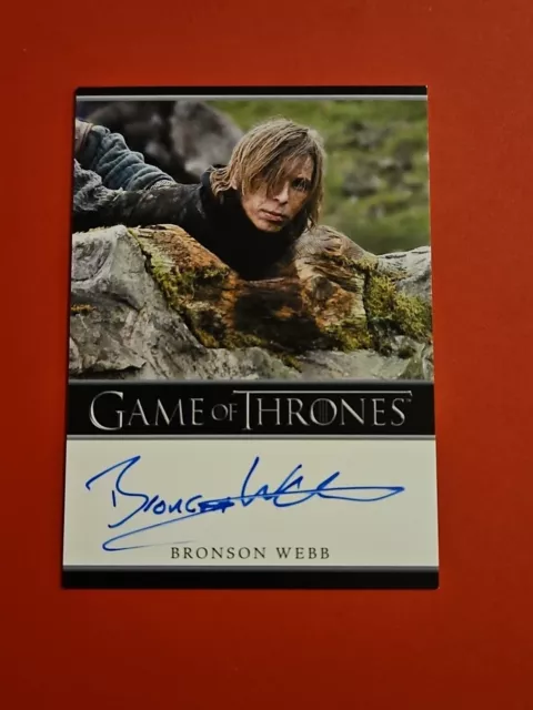 2023 Game of Thrones Arts & Images Bronson Webb as Will Autograph Auto Card