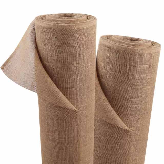 5m x 1m Jutegewebe 215g/m² Jutematte Gartenjute Jute Stoff Sackleinen Juteband