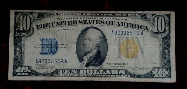 1935-A $10 North Africa Emergency Note