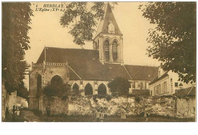 95.HERBLAY.n°16099.L'EGLISE.XVe SIECLE
