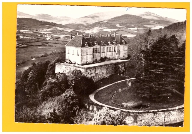 LAROCHEMILLAY (58) CHATEAU du Maréchal VILLARS en vue aérienne en 1959