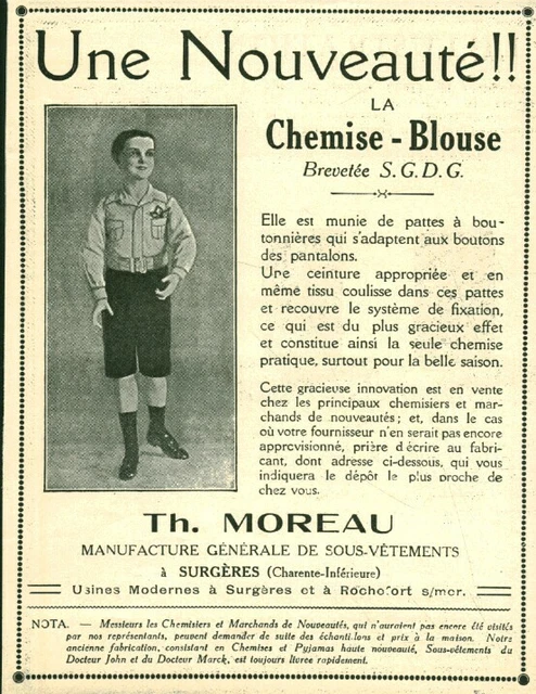 Chemise Ancienne Facteur La Poste Années 1960/70 - Occasion Très Bon état, Taille Inconnue