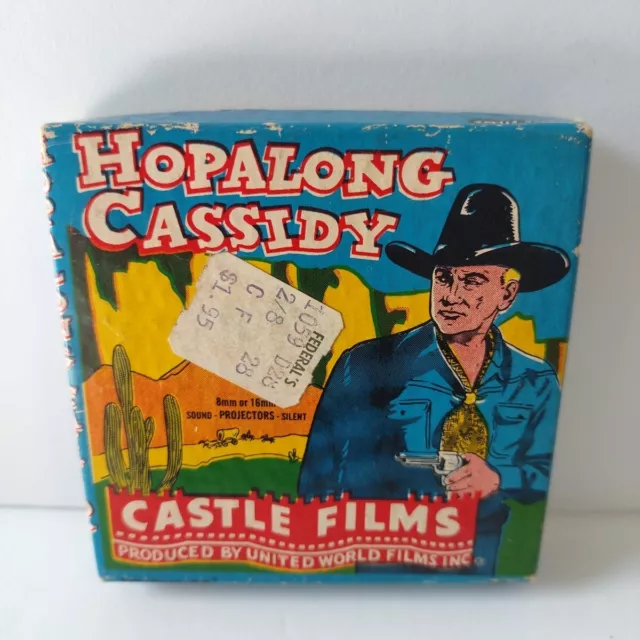 HOPALONG CASSIDY CASTLE Films 8mm Movie The Lone Wolf #586 Original Box ...