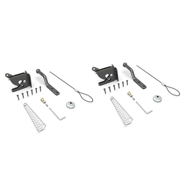 Lot De 2 Verrous à Ressort SPARKWHIZ – Pour Remorque, Porte, Assemblage – Acier Costaud