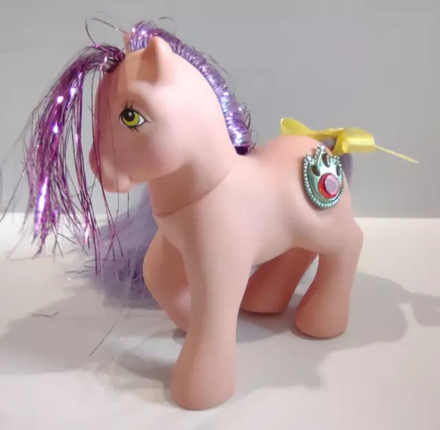 HASBRO MLP My Little Pony G1 Vintage PRINCESS DAWN earth tinsel hair pony. 1987