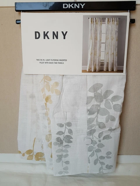 dkny watercolor petunia curtains
