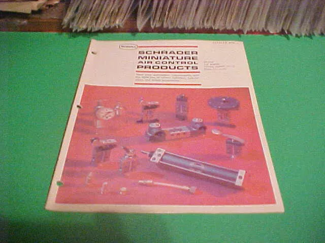 1970 Sweets Equipment Catalog Booklet Scovill Schrader Mini Air Control Product