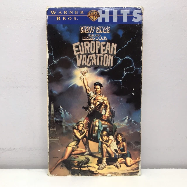 NATIONAL LAMPOON’S EUROPEAN Vacation VHS Video Tape Movie Hits Chevy