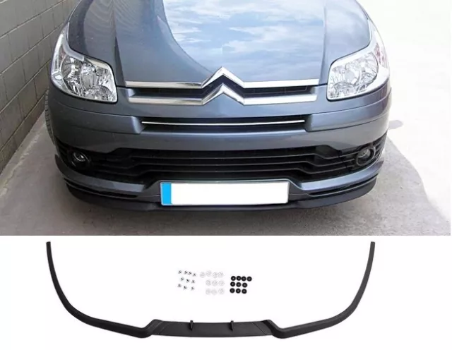 Für Citroen C4 L Front Spoiler Lippe Frontlippe Frontansatz + Anbaumaterial