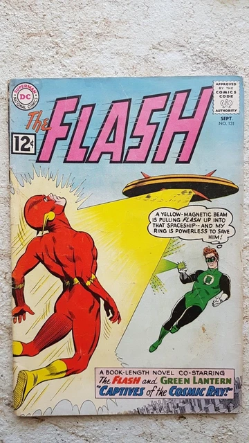 The Flash (Vol 1 1956 DC) #131 1962 Good- Green Lantern Team-Up