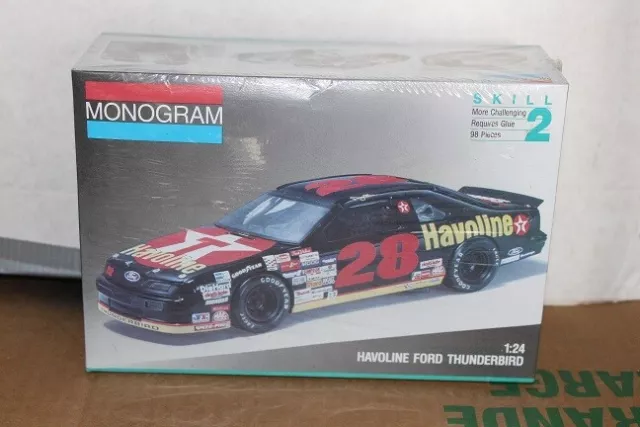 Monogram Havoline Ford Thunderbird Model Kit 1:24 New Factory Sealed Box