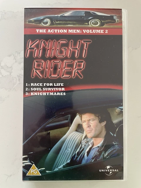 Knight Rider Watch Retro KNIGHT RIDER – The Action Men: Vol 2 Television VHS video VINTAGE £10. ...