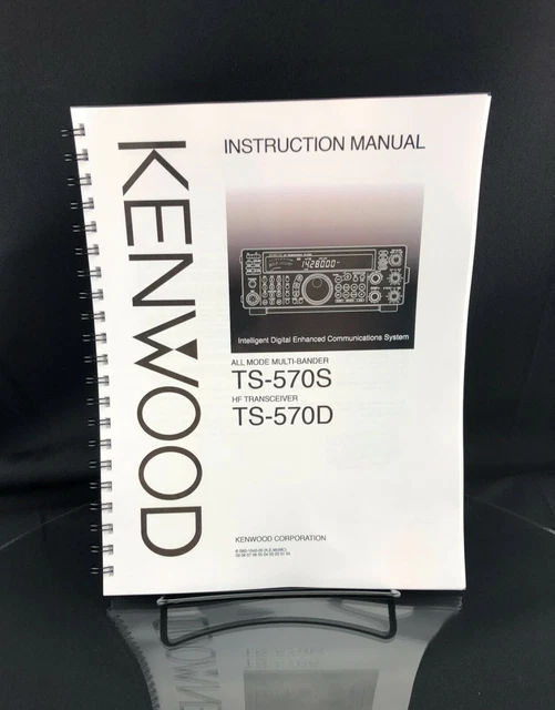 KENWOOD TS-570S TS-570D Manual de instrucciones Guía del usuario Encuadernado en bobina EUR 19 ...