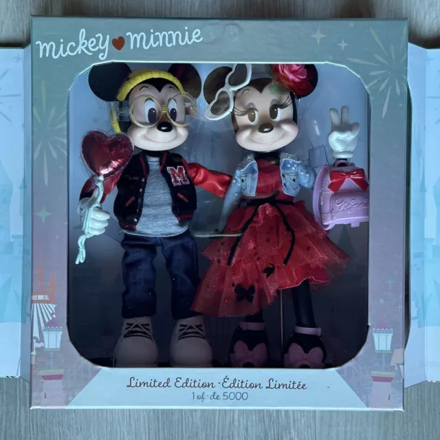 Disney Store Ensemble de poupées Mickey et Minnie en édition limitée - Neuf 2