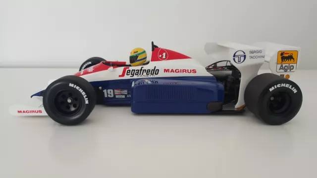 Ayrton Senna Tolemann Hart Tg 184 Original Von Minichamps 1:18 2