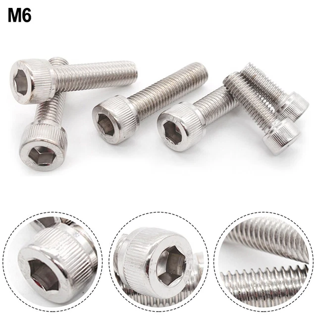 Viti e dadi intercambiabili casa M6 accessori solari resistenti all'ossidazione