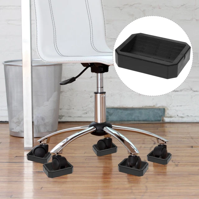 8 PCS OFFICE Chair Wheel Stopper Bed Stoppers Antiskid Pad Casters 43
