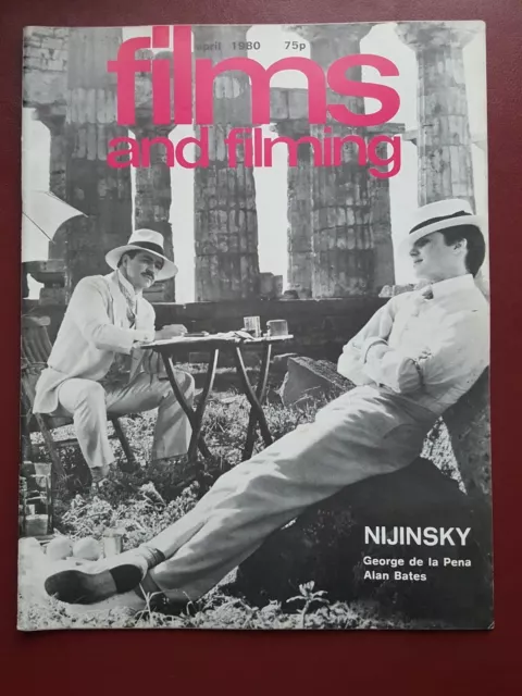 Films and Filming April 1980 Movie Magazine Nijinsky, Alan Bates #B1411