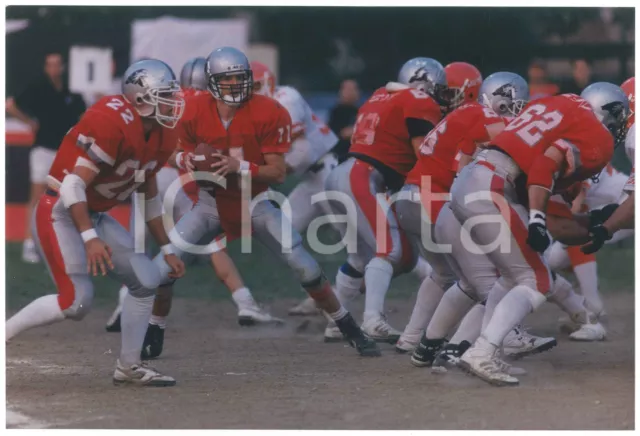 1995 ca ITALIA Football Americano BLACKHAWKS CERNUSCO Allenamento - Foto (6)