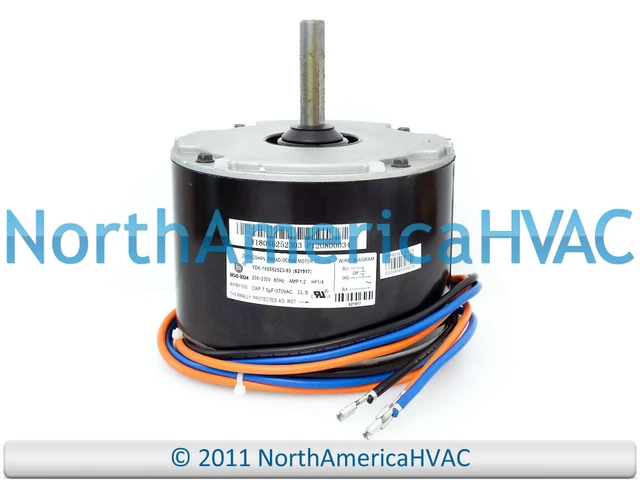 1/5 HP 208-230V OEM Replacement Fan Motor - Fits Emerson K55HXNTL-4884 (Rheem/Ruud)