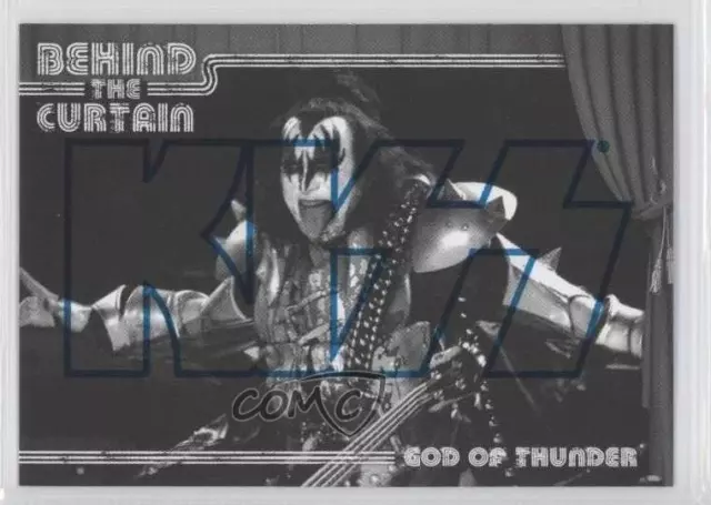 2009 KISS 360 Factory Set Blue Edition Gene Simmons God of Thunder #27 0w6