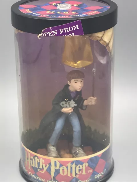 Vintage Harry Potter Ron Weasley - Mini Figurine w/ Story Scope Enesco #811947