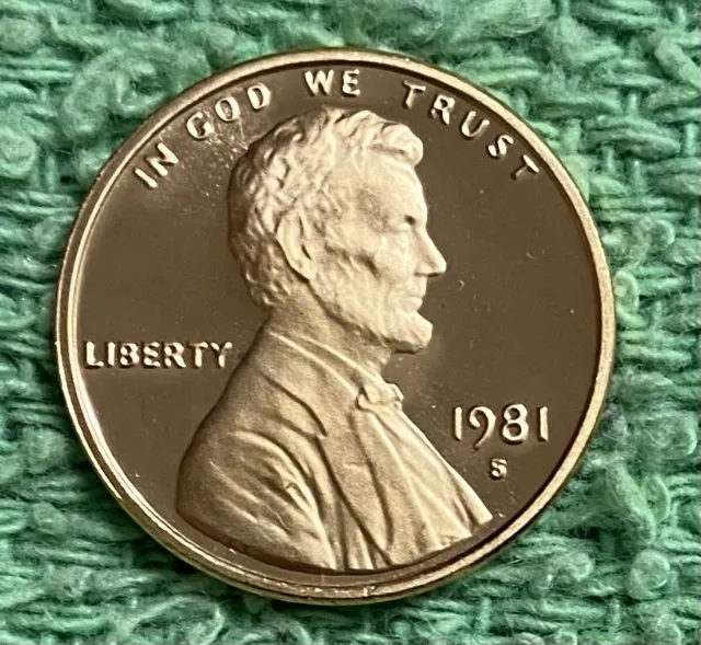1981-S Type-2 **Proof**  Lincoln Cent - Nice Coin - L@@K At Pictures!!!!!