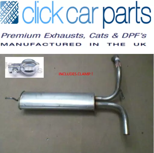 Toyota Aygo Citroen Ci Peugeot 107 Exhaust Rear Silencer Back Box Includes Clamp