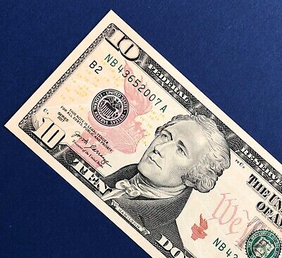(One) $10 Bill NBA New York City 2017 Crisp New Ten Dollar Note NYC Mint