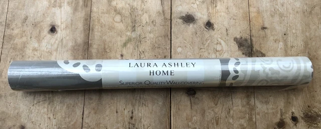 Laura Ashley Wallpaper - Emperor Paisley - 'Flannel' - Pearlescent - New/Sealed