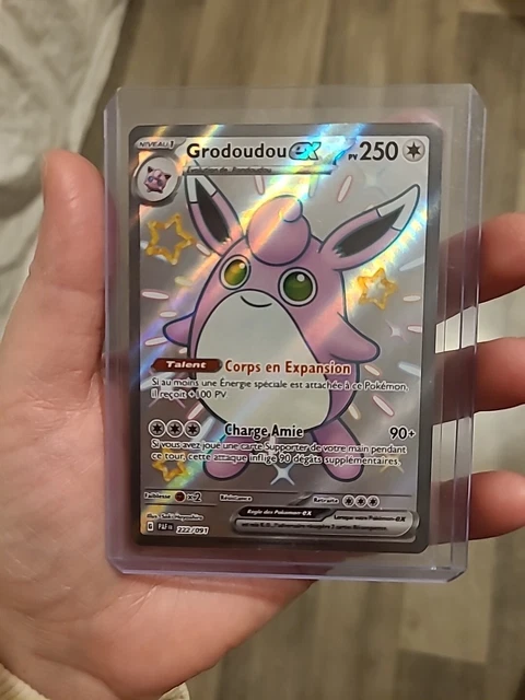 CARTE POKÉMON Grodoudou EX 222/091 Shiny Destinées De Paldea EV4.5 FR