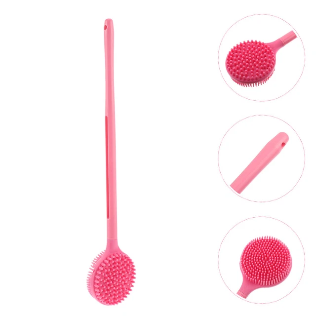1 pieza Cepillo de piel posterior exfoliante exfoliante de silicona
