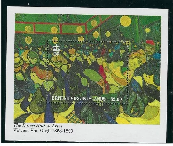 British Virgin Is 730 MNH Van Gogh Painting (mm1001)