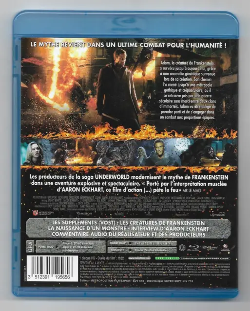 Blu-Ray Disc / I Frankenstein (Par Les Roducteurs De Underworld) Full Hd 1080 2