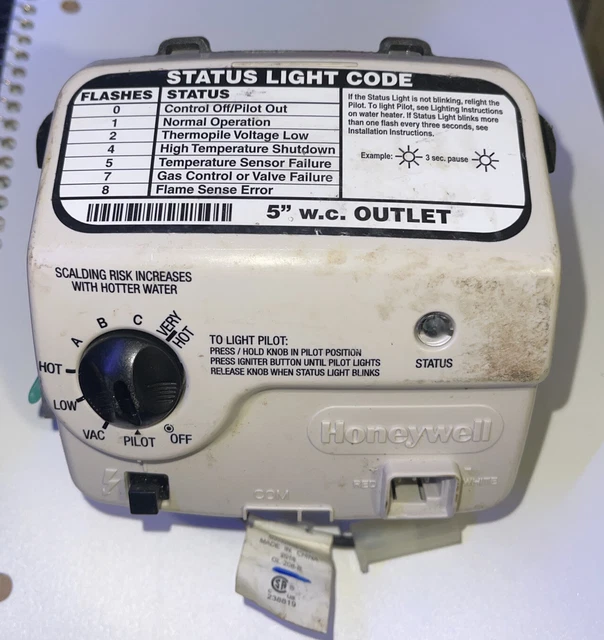 RESIDEO/HONEYWELL WV8840B1110 GAS Water Heater Control Valve $129.00 -  PicClick