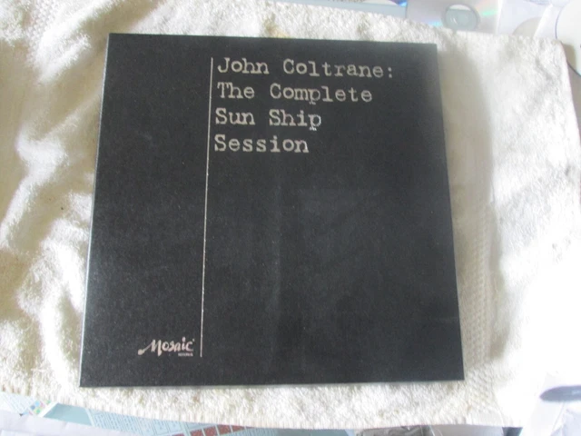 JOHN COLTRANE-THE COMPLETE Sun Ship Sessions/Mosaic Box Set 3 Lp 