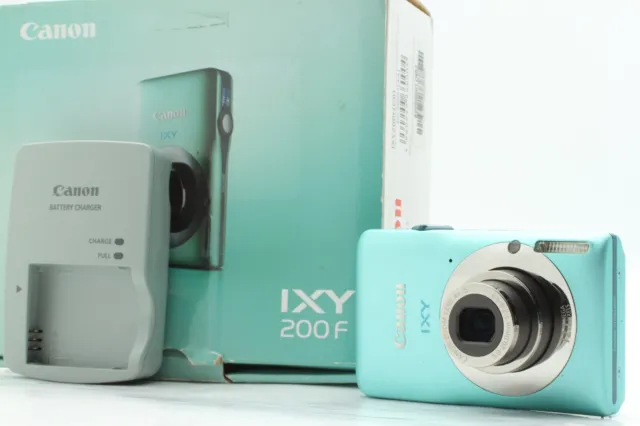 [NEAR MINT in Box] CANON IXY 200F 12.1MP Comapct Digital Camera Green from Japan
