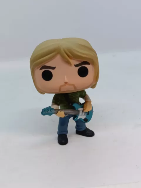 Funko Pop Vinyl #65 Kurt Cobain Smells like teen spirit Rare Vaulted No Box. V10