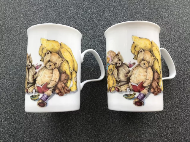 Roy Kirkham Teddy Bears Mug Fine Bone China Designed by Helen Buckley X 2.
