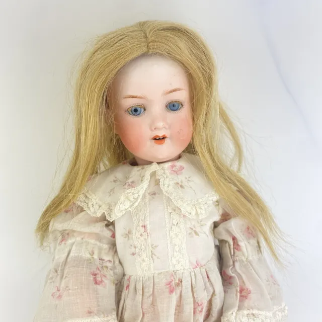 German Armand Marseille 390 Bisque Head 1 1/2  Doll With Composition Body 2