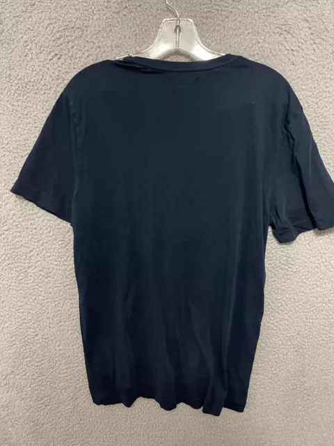Velvet by Graham & Spencer Womens Cotton Large Shirt Blue short Sleeve Ladies 3