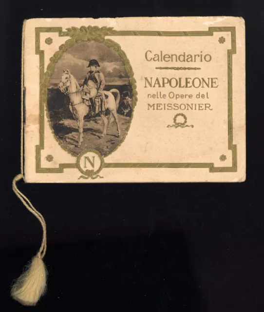 calendarietto da barbiere LA BOHEME 1915
