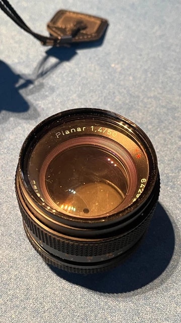 Carl Zeiss Planar 50mm 1,4 Contax/Yashica Objektiv im Lederbeutel