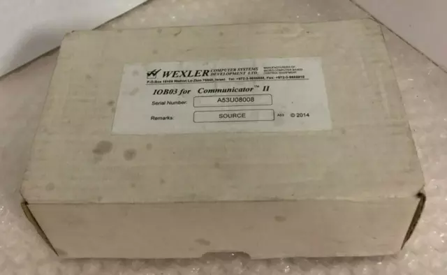 Wexler IOB03 GENCON II Pro Communicator II Source Board