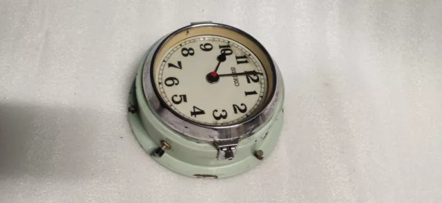 Vintage Navigation Maritim Industrielle Sklave Schiff Quarz Seiko Japan 3