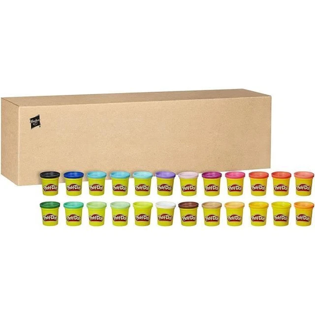 Pâte a modeler Play-Doh - Coffret de 24 pots - 84g - des 2 ans