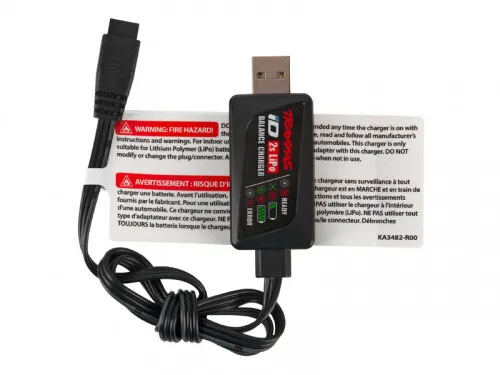 Traxxas Charger, Id Balance, USB (Only for Lipo 7,4 Volt With Id Connector) Tr