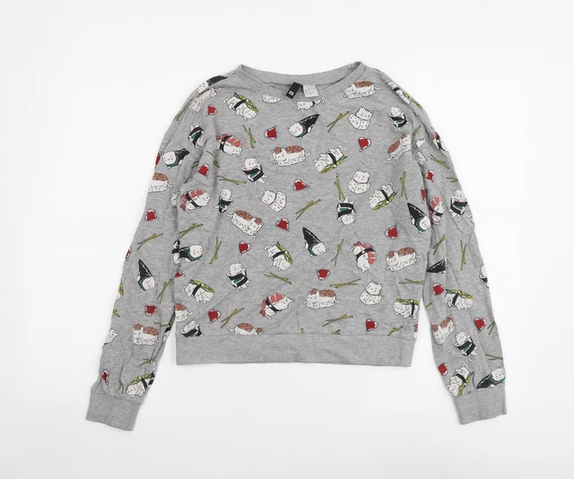 H&m sushi sales cat sweatshirt